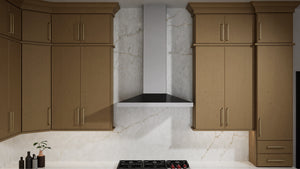 Echo Timber ( Birch | Plain Cut [ Full Overlay • Satin • Stained ] - 10' X 10' Kitchen Cabinet ) | Assembled In USA