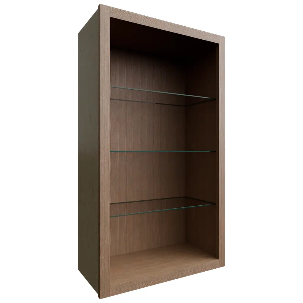 NDW2442 ( Wall | Standard No Door Cabinet - 24"W X 42"H X 12"D ) | Canyon Oak