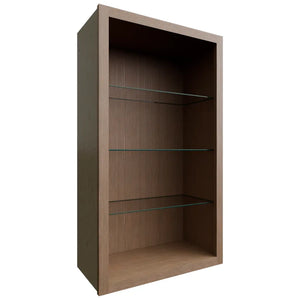 NDW2442 ( Wall | Standard No Door Cabinet - 24"W X 42"H X 12"D ) | Canyon Oak