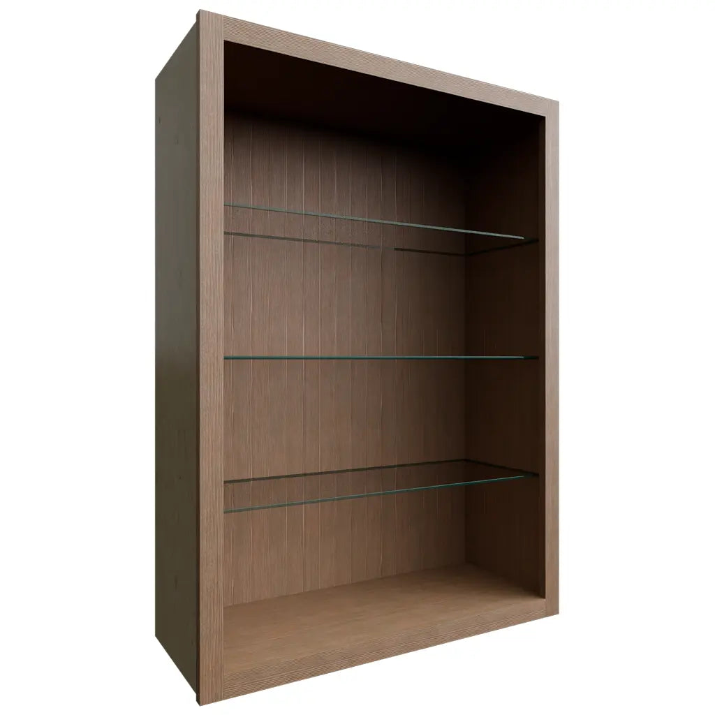 NDW3042 ( Wall | Standard No Door Cabinet - 30"W X 42"H X 12"D ) | Canyon Oak