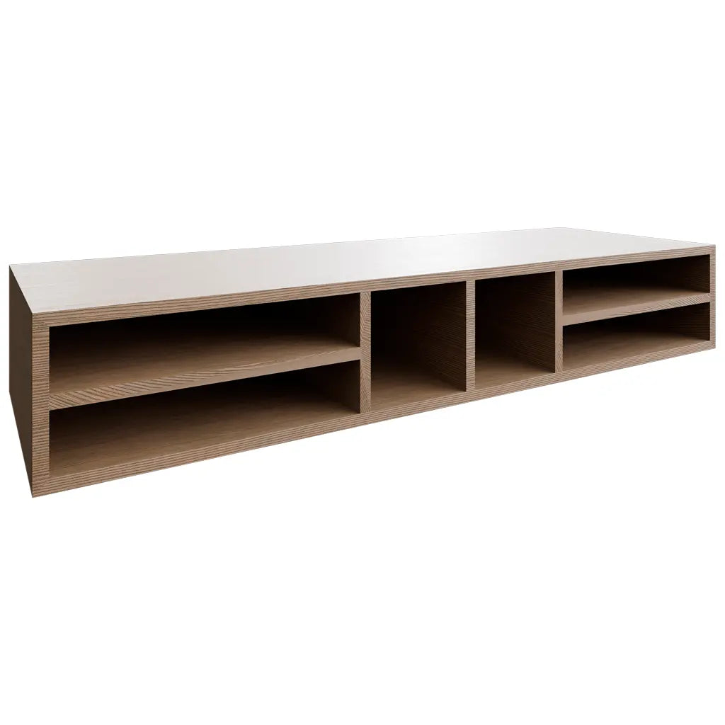 WO366 ( Wall | Organizer Rack - 30"W X 6"H X 12"D ) | Canyon Oak