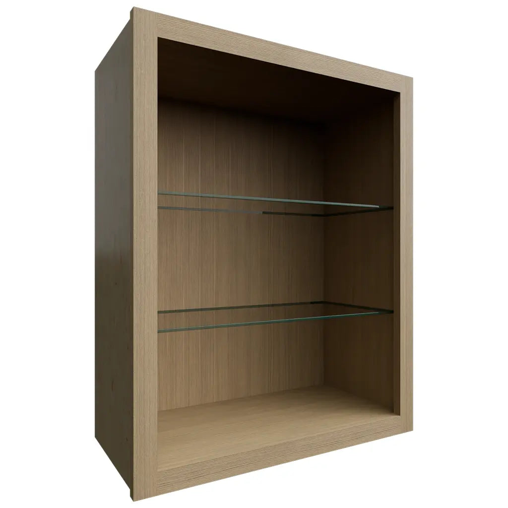 NDW2430 ( Wall | Standard No Door Cabinet - 24"W X 30"H X 12"D ) | Desert Oak