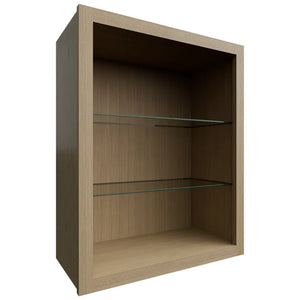 NDW2430 ( Wall | Standard No Door Cabinet - 24"W X 30"H X 12"D ) | Desert Oak