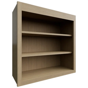 WOS3030 ( Wall | Open Shelf - 30"W X 30"H X 12"D ) | Luxe Desert Oak