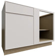 BLB48 51 - Base Corner - Blind Cabinet - 48 W X 34-1 2 H X 24 D - Echo Dove