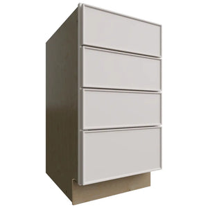 DB18-4 - Base - 4 Drawers Cabinet - 18 W X 34-1 2 H X 24 D - Echo Dove