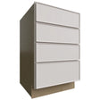 DB21-4 - Base - 4 Drawers Cabinet - 21 W X 34-1 2 H X 24 D - Echo Dove