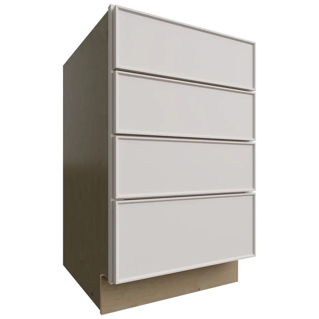 DB21-4 - Base - 4 Drawers Cabinet - 21 W X 34-1 2 H X 24 D - Echo Dove