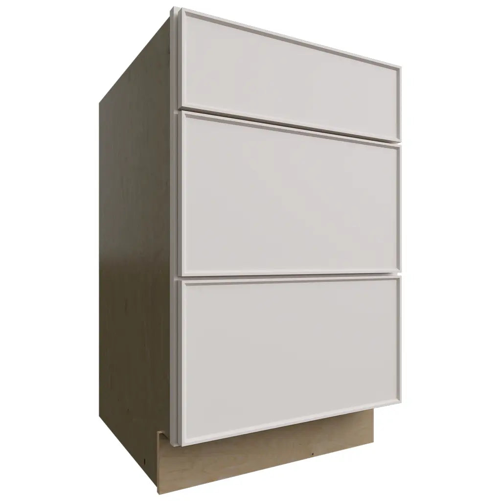 DB21 - Base - 3 Drawers Cabinet - 21 W X 34-1 2 H X 24 D - Echo Dove