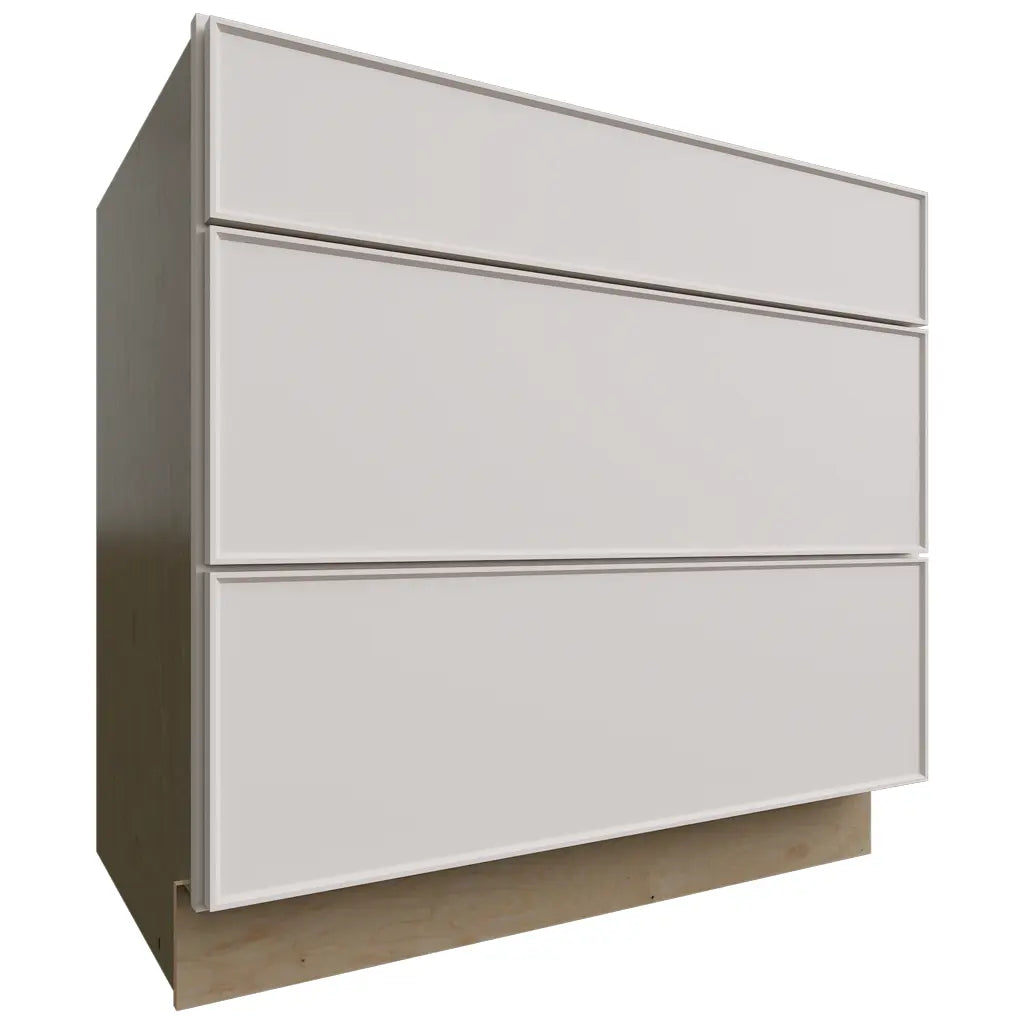 DB36 - Base - 3 Drawers Cabinet - 36 W X 34-1 2 H X 24 D - Echo Dove