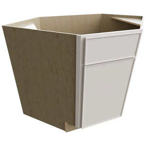 DSB36 - Base Corner - Diagonal Sink Cabinet - 36 W X 34-1 2 H X 36 D - Echo Dove