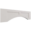VARP42 - Wall - Arched Recessed Valance - 42 W X 12 H X 3 4 T - Echo Dove
