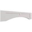 VARP54 - Wall - Arched Recessed Valance - 54 W X 12 H X 3 4 T - Echo Dove