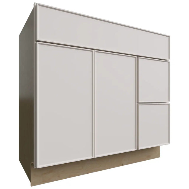 VSD36DR - Vanity - Combo Cabinet - 36 W X 34-1 2 H X 21 D - Echo Dove