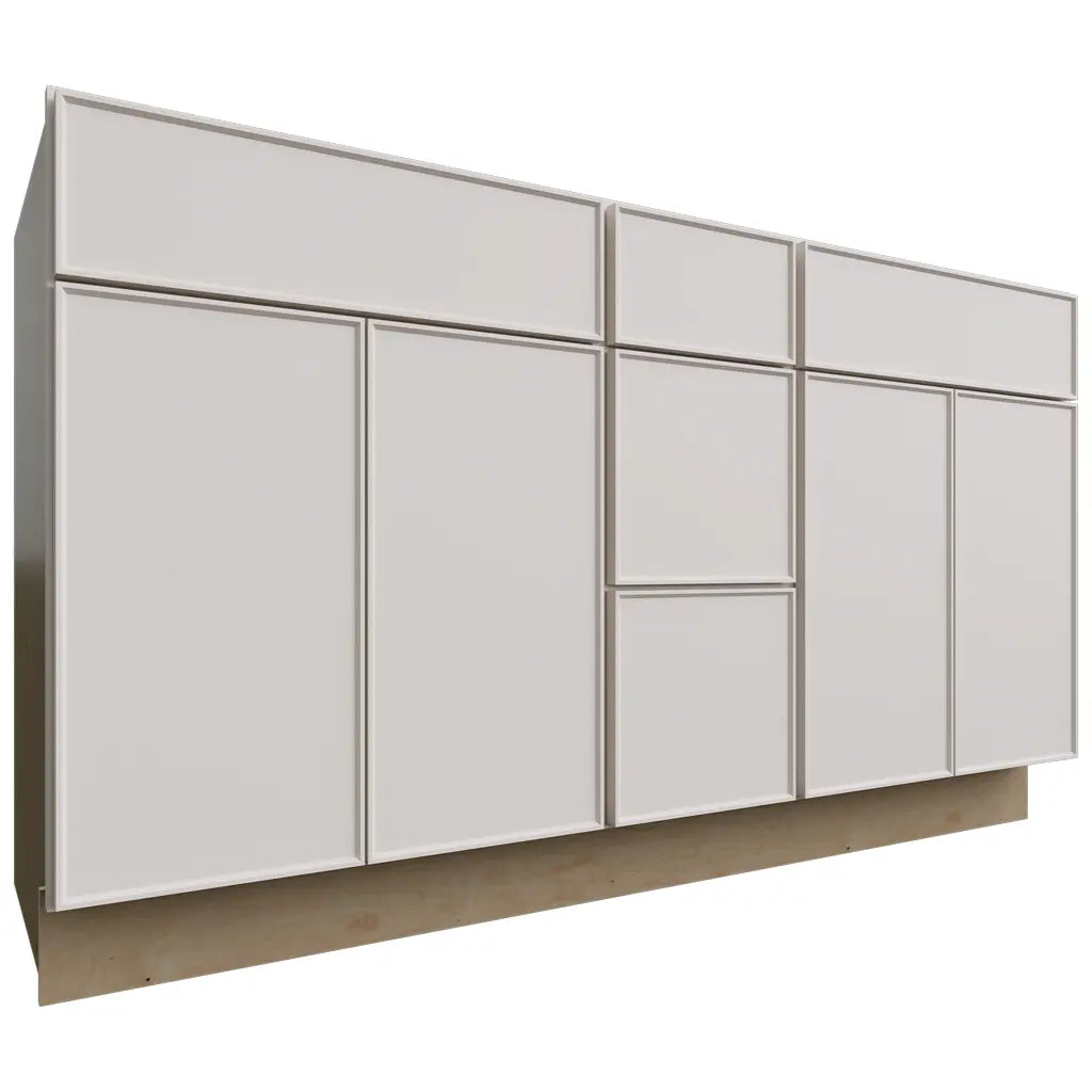 VSD60DOUBLE - Vanity - Combo Cabinet - 60 W X 34-1 2 H X 21 D - Echo Dove