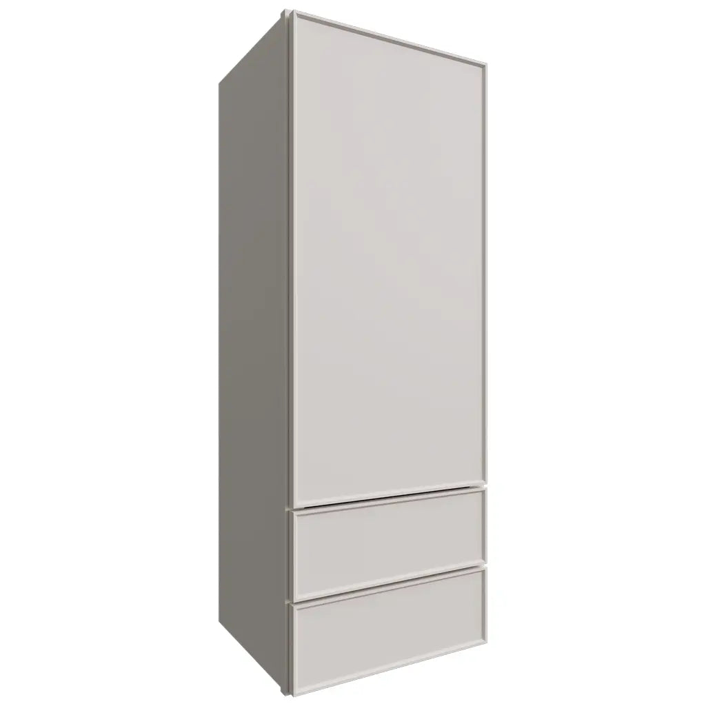 WD1848 - Wall - Drawer Cabinet - 18 W X 48 H X 15 D - Echo Dove