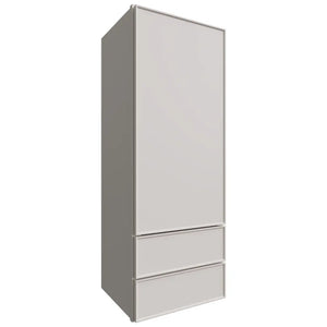 WD1848 - Wall - Drawer Cabinet - 18 W X 48 H X 15 D - Echo Dove