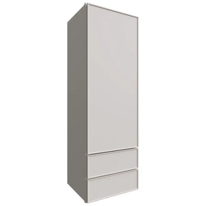 WD1854 - Wall - Drawer Cabinet - 18 W X 54 H X 15 D - Echo Dove