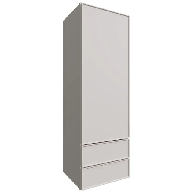 WD1854 - Wall - Drawer Cabinet - 18 W X 54 H X 15 D - Echo Dove
