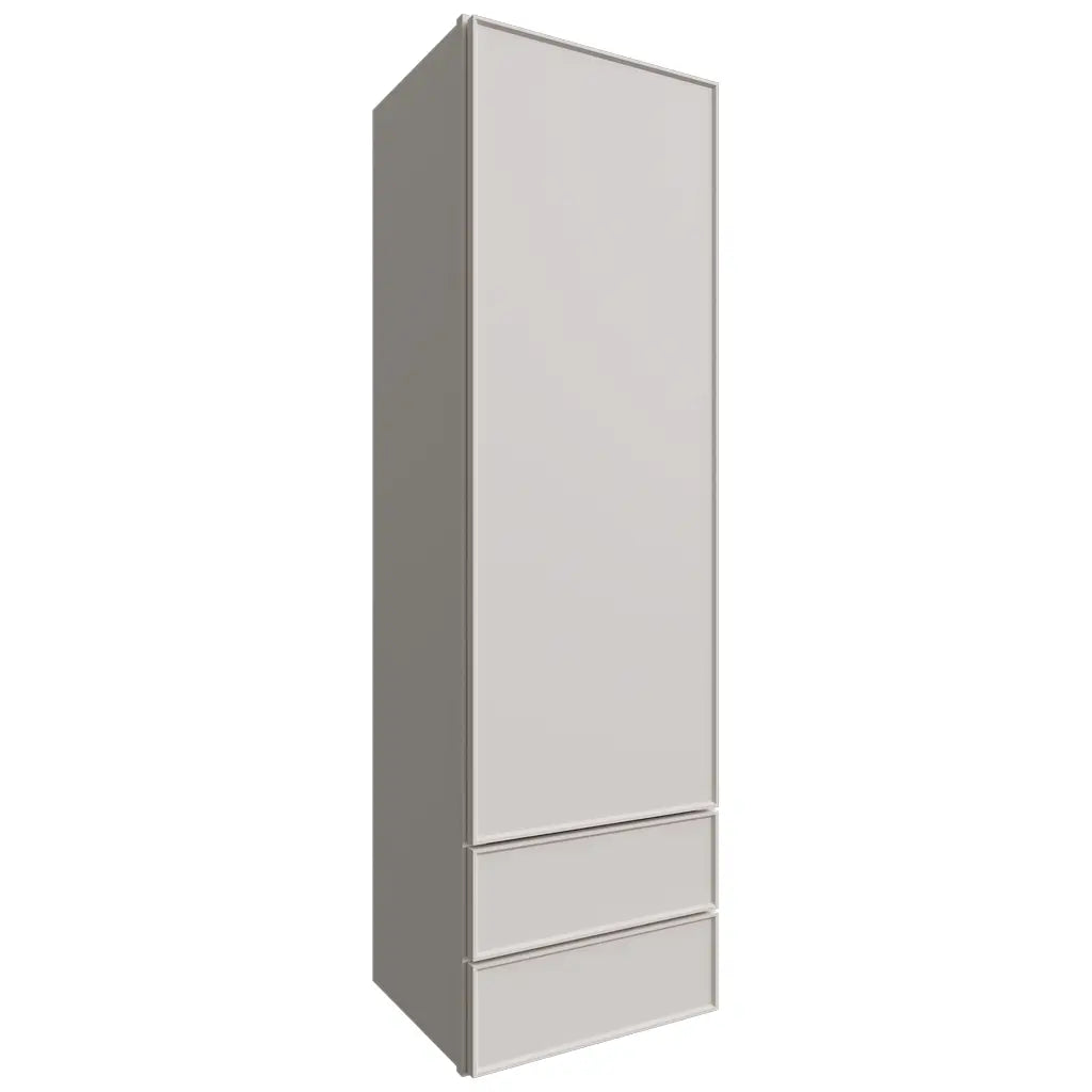 WD1860 - Wall - Drawer Cabinet - 18 W X 60 H X 15 D - Echo Dove