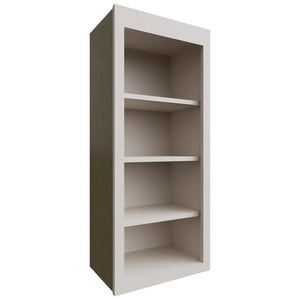 WOS1842 - Wall - Open Shelf - 18 W X 42 H X 12 D - Echo Dove