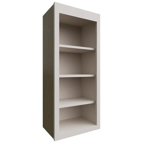 WOS1842 - Wall - Open Shelf - 18 W X 42 H X 12 D - Echo Dove