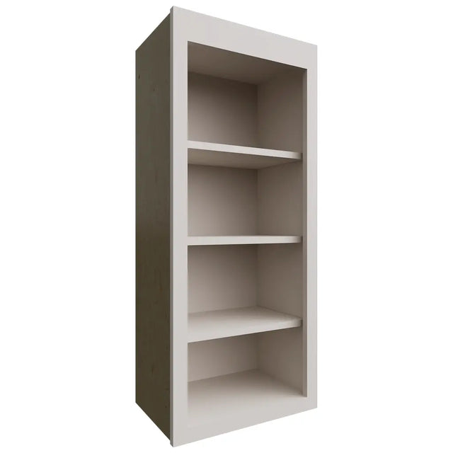 WOS1842 - Wall - Open Shelf - 18 W X 42 H X 12 D - Echo Dove