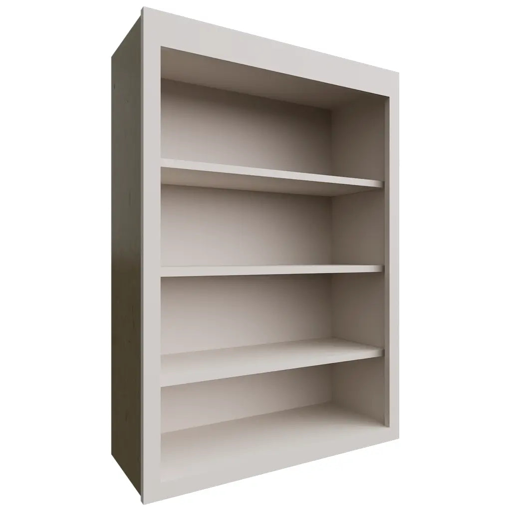 WOS3042 - Wall - Open Shelf - 30 W X 42 H X 12 D - Echo Dove