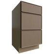 DB18 - Base - 3 Drawers Cabinet - 18 W X 34-1 2 H X 24 D - Echo Mocha