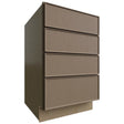 DB21-4 - Base - 4 Drawers Cabinet - 21 W X 34-1 2 H X 24 D - Echo Mocha