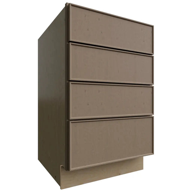 DB21-4 - Base - 4 Drawers Cabinet - 21 W X 34-1 2 H X 24 D - Echo Mocha
