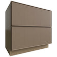 DB36-2 - Base - 2 Drawers Cabinet - 36 W X 34-1 2 H X 24 D - Echo Mocha