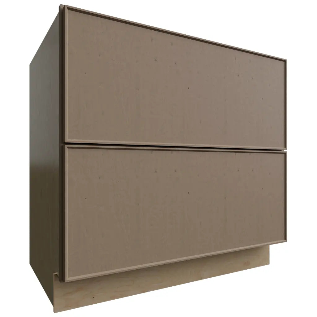 DB36-2 - Base - 2 Drawers Cabinet - 36 W X 34-1 2 H X 24 D - Echo Mocha