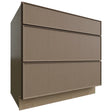 DB36 - Base - 3 Drawers Cabinet - 36 W X 34-1 2 H X 24 D - Echo Mocha