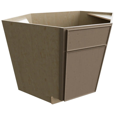 DSB36 - Base Corner - Diagonal Sink Cabinet - 36 W X 34-1 2 H X 36 D - Echo Mocha