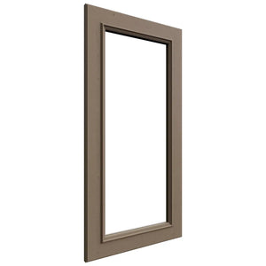GDW1836 - Wall - Glass Door - 17-1 2 W X 35-1 2 H X 3 4 T - Echo Mocha