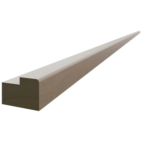 LRM - Light Rail Molding - 96 W X 1 H X 1 T - Echo Mocha