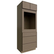OC3384S - Tall - Oven Cabinet Single - 33 W X 84 H X 24 D - Echo Mocha