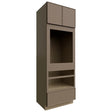 OC3390D - Tall - Oven Cabinet Double - 33 W X 90 H X 24 D - Echo Mocha