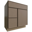 VSD30DL - Vanity - Combo Cabinet - 30 W X 34-1 2 H X 21 D - Echo Mocha