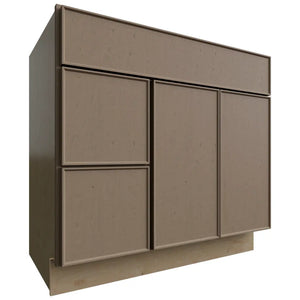 VSD36DL - Vanity - Combo Cabinet - 36 W X 34-1 2 H X 21 D - Echo Mocha