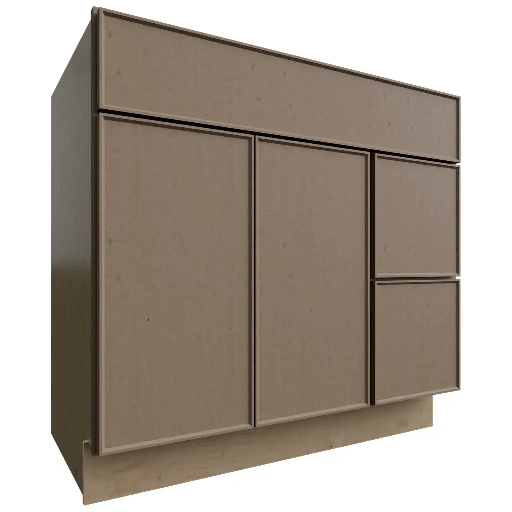 VSD36DR - Vanity - Combo Cabinet - 36 W X 34-1 2 H X 21 D - Echo Mocha