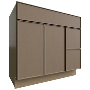 VSD36DR - Vanity - Combo Cabinet - 36 W X 34-1 2 H X 21 D - Echo Mocha