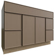 VSD48 - Vanity - Combo Cabinet - 48 W X 34-1 2 H X 21 D - Echo Mocha