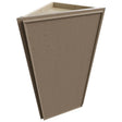 WAE1236 - Wall - Angle End Cabinet - 12 W X 36 H X 12 D - Echo Mocha