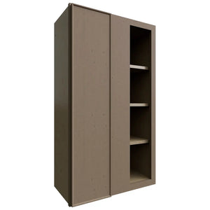 WBC2442 - Wall Corner - Blind Cabinet - 24 W X 42 H X 12 D - Echo Mocha