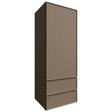 WD1848 - Wall - Drawer Cabinet - 18 W X 48 H X 15 D - Echo Mocha
