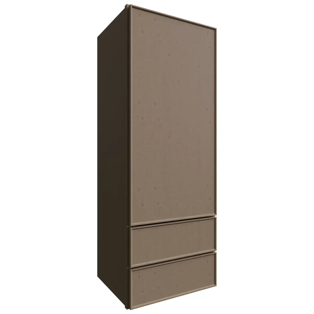 WD1848 - Wall - Drawer Cabinet - 18 W X 48 H X 15 D - Echo Mocha