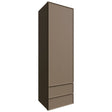 WD1860 - Wall - Drawer Cabinet - 18 W X 60 H X 15 D - Echo Mocha
