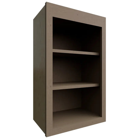 WOS1830 - Wall - Open Shelf - 18 W X 30 H X 12 D - Echo Mocha